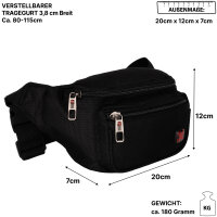 Bauchtasche Gürteltasche Hüfttasche Umhängetasche Crossbody-Bag Sporttasche