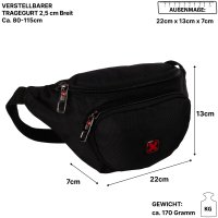 Bauchtasche Gürteltasche Hüfttasche Umhängetasche Crossbody-Bag Sporttasche