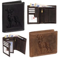 RFID Büffel Echt Leder Geldbörse Portemonnaie...