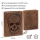 RFID Büffel Echt Leder Geldbörse Portemonnaie Herren mit geprägtem Motiv Hochformat Totenkopf