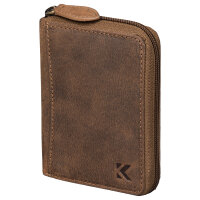 Leder Geldbörse Herren Portemonnaie RFID Hochformat...