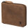 Leder Geldbörse Herren Portemonnaie RFID Querformat Geldbeutel Echtleder Tan