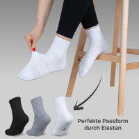 Sneakersocken Sportsocken Unisex Socken 5/10/20/30 PaarTennissocken Baumwolle