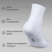 Sneakersocken Sportsocken Unisex Socken 5/10/20/30 PaarTennissocken Baumwolle