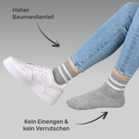 Sport Socken Unisex mit Streifen – Baumwolle...